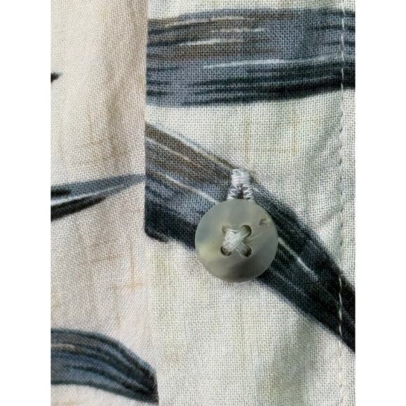 Croft & Barrow Hawaiian Shirt - Brown Tan - Men's 3X - Picture 3 of 7